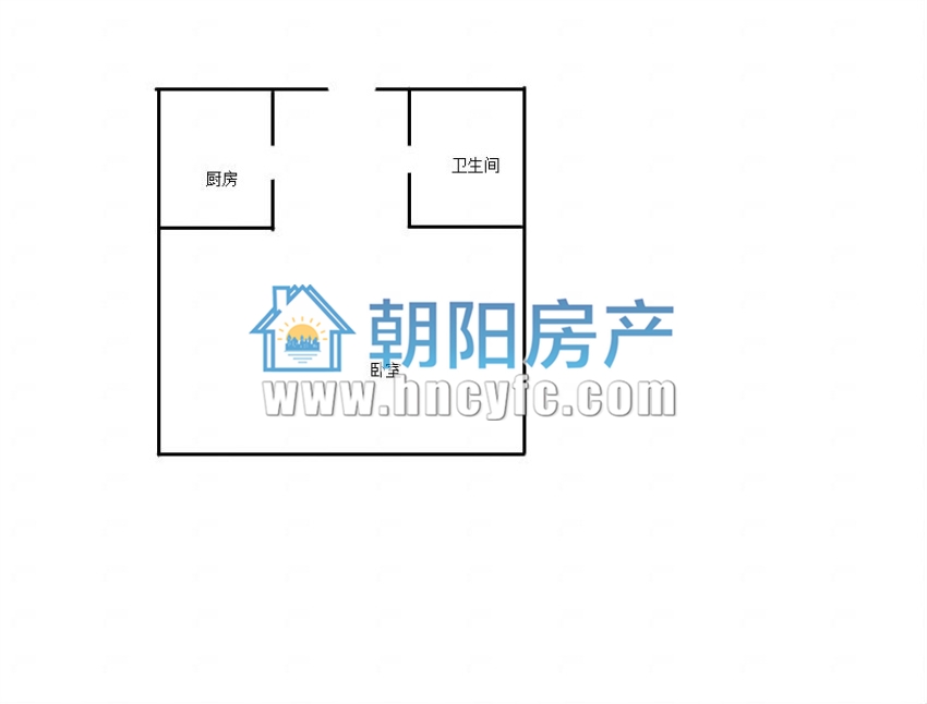 信谊金座 68平 西向一居 免税满两年 2342元/平_8