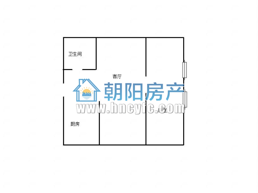中央国际广场 62平 精装一室 满五唯一 随时看房_8
