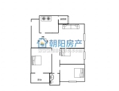 龙湖路一号 107平 朝南三室中装 满两年免税