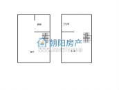 金地国际城A区 44平 精装两室 学区房 满两年