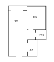 西湖天地 58平 精装一室 高楼层视野好 随时看房