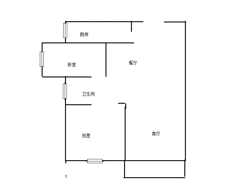 家乐福精装2/2/1 家电家具全留 带车位有学区出售_9