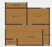 人防大院 60平 南向两居 中装高楼层