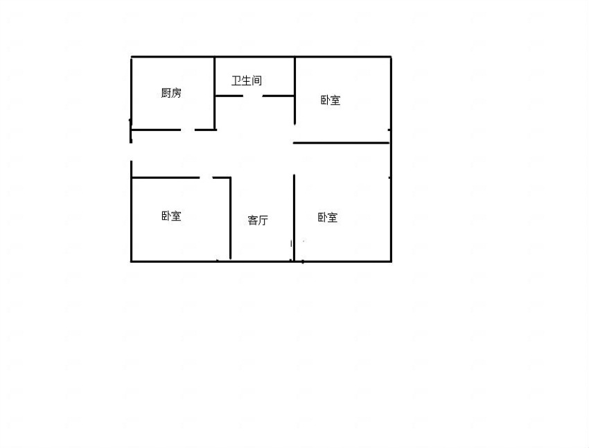 华声苑 100平 朝南三室一厅 学区房 采光好_12