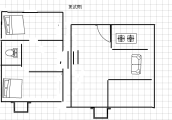 D壹街区 59平 南向两室精装 免税高楼层视野好