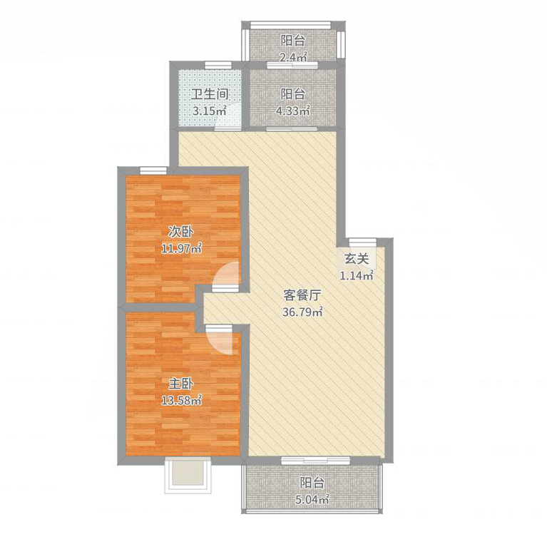 东苑西区  3室2厅   精装修 送家具家电   南北通透出售_20