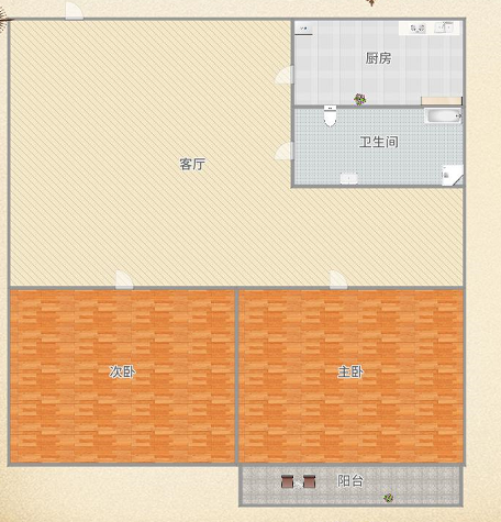 永安国际城 88平 南向两室两厅 毛坯高楼层 交通便利学区房_5