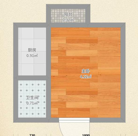 金地国际城二期阳光里 42平 一室一厅 交通便利 学区房_10