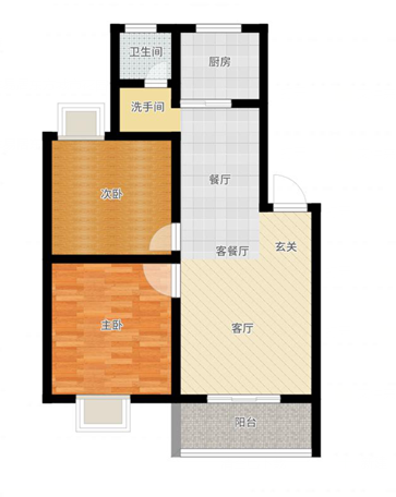 金丰易居二期78平米精装2室出售_14