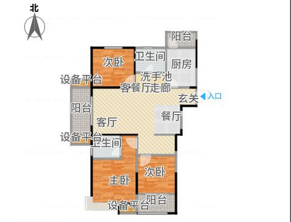 易居东方城 99平 南向两室 毛坯 2703元/平_11