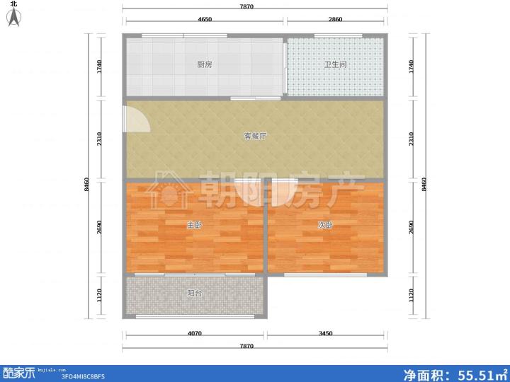 印机厂家属楼2室2厅普装出售_10