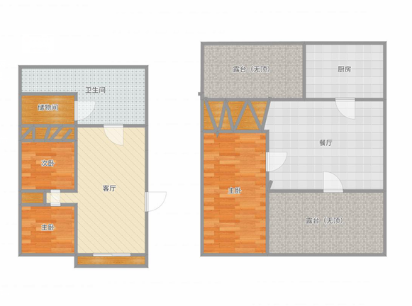 商贸文化广场六跃七复式精装三室好房急售 楼上带个大露台_13