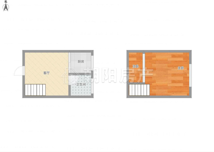 百大财富中心上下复式精装出售两室一厅前锋小学_10