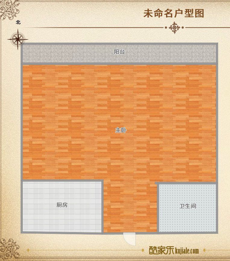 金地国际城A区一室一厅 精装公寓_7
