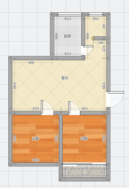 江陈小区5楼 2室1厅简装出售 有墙暖 东西全送