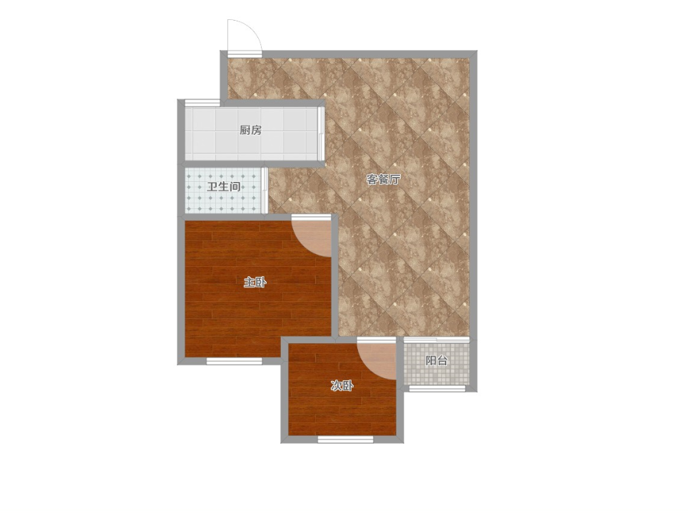 淮河新城三期 两室一厅精装出售 龙湖校区，保持很好，拎包即住吉房_9