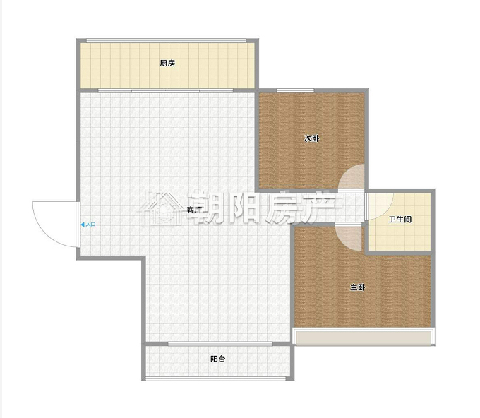 广弘诚学区房两室两厅84.38平米精装急售_13