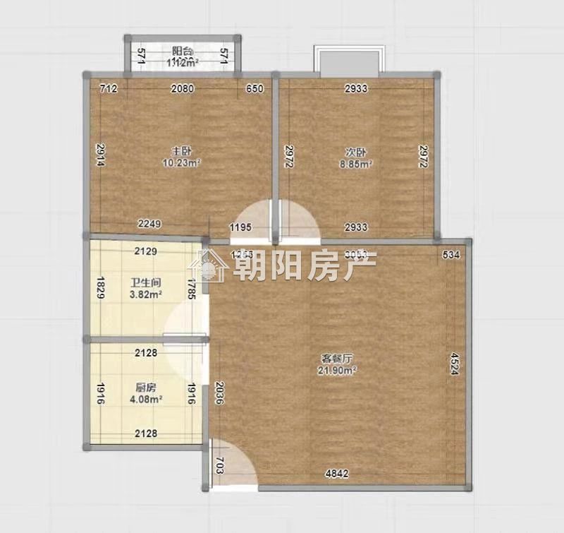 金沃商厦 78平 南向精装两居 满五唯一 学区房
