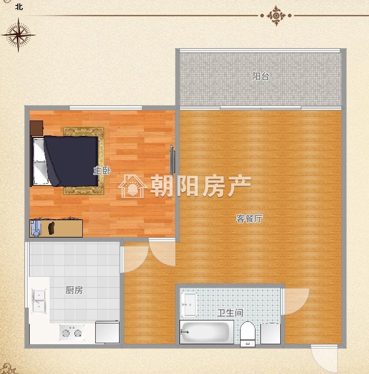 西湖天地 57平 一室一厅 满两年 学区房 交通便利