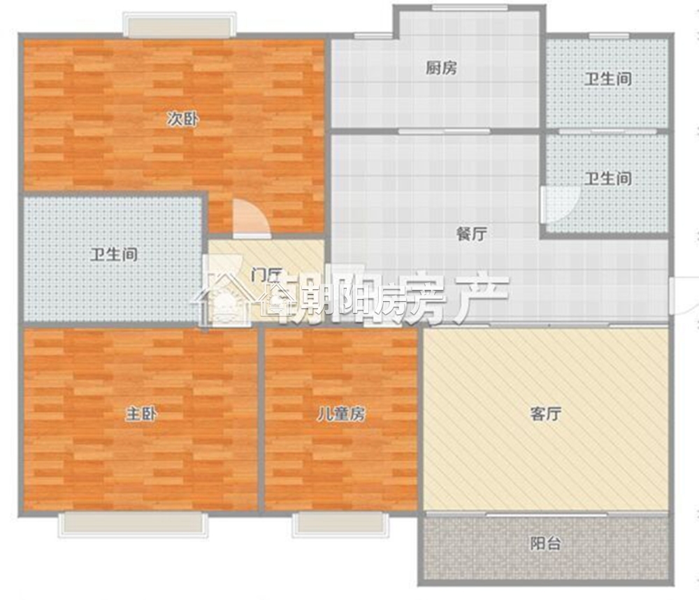 文明北村 136平 南向精装三居 学区房 交通便利