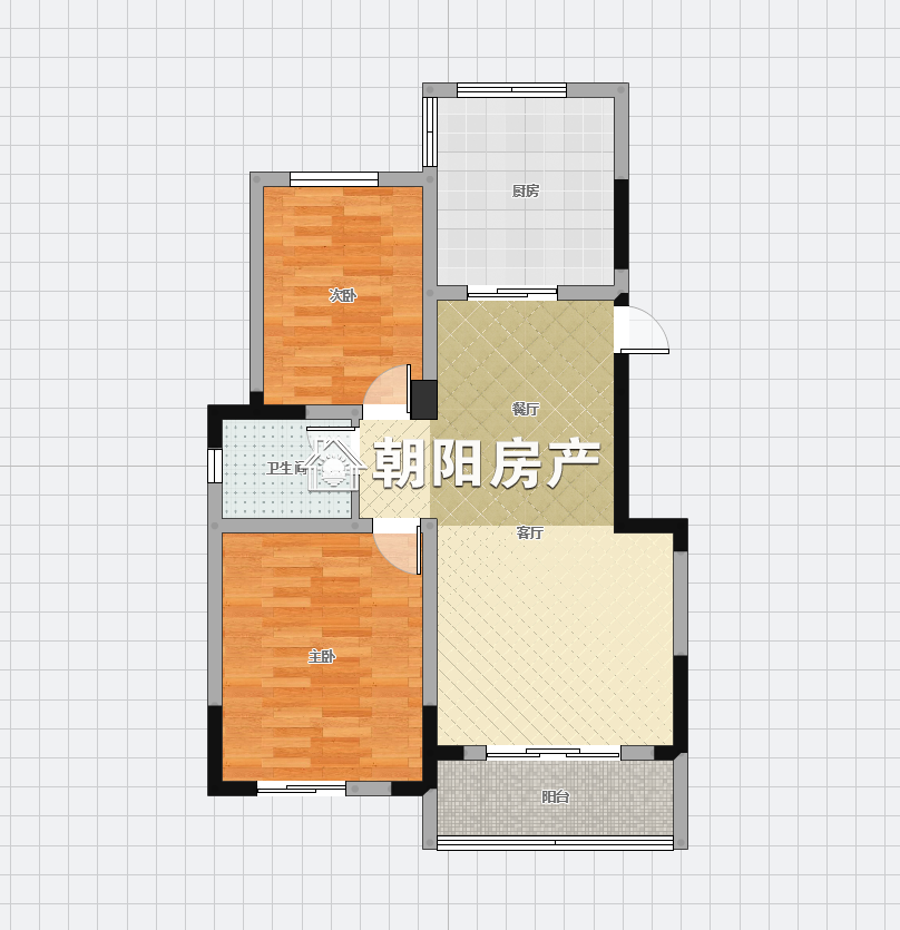 淮河新城一期 83平 朝南两室精装 满两年 交通便利