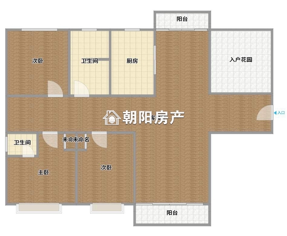 泉山湖香颂小镇 123平 南向三室毛坯 交通便利 学区房