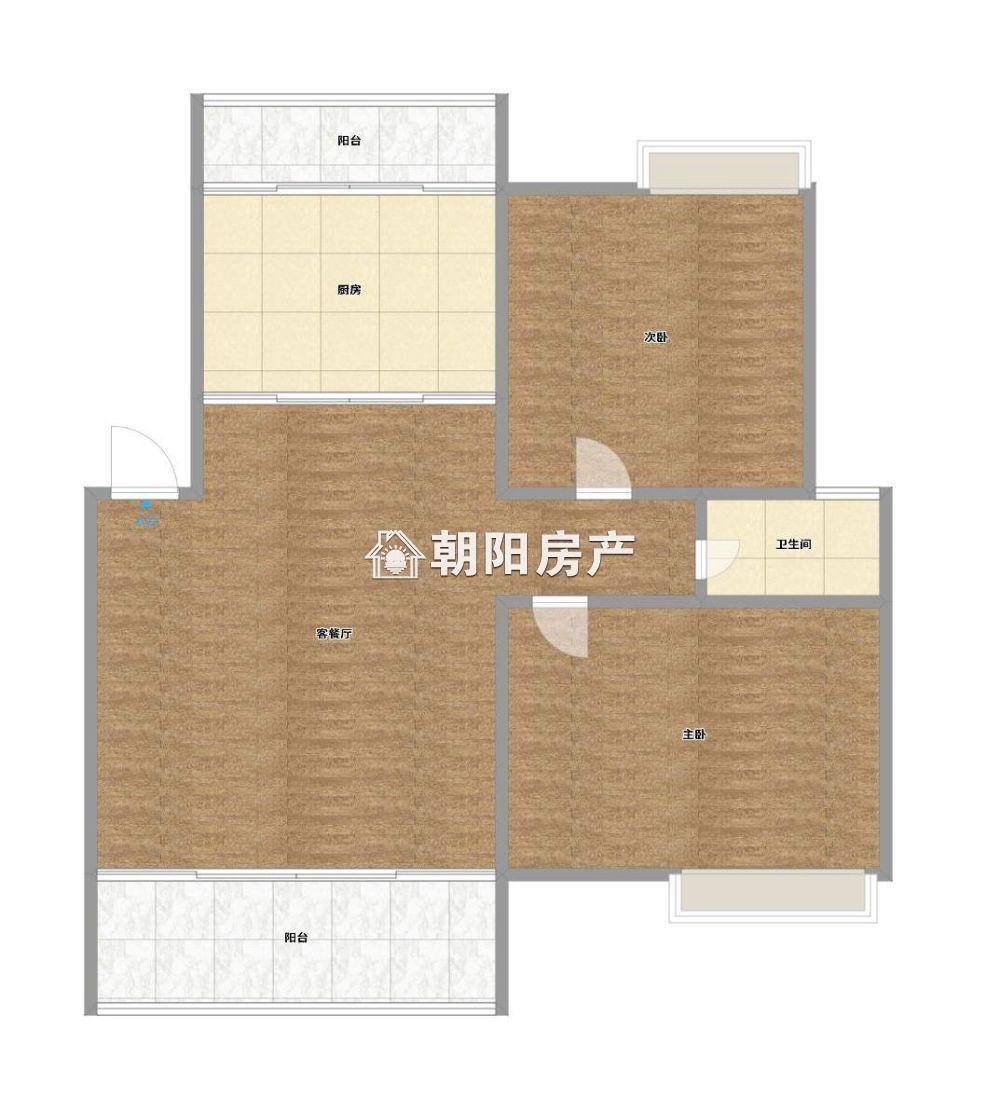 淮河新城一期 81平 朝南精装两居 学区房 满两年