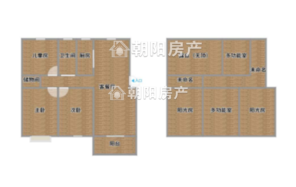 南山村C1区 163平 南向四室 矿一中学区 舜耕山旁