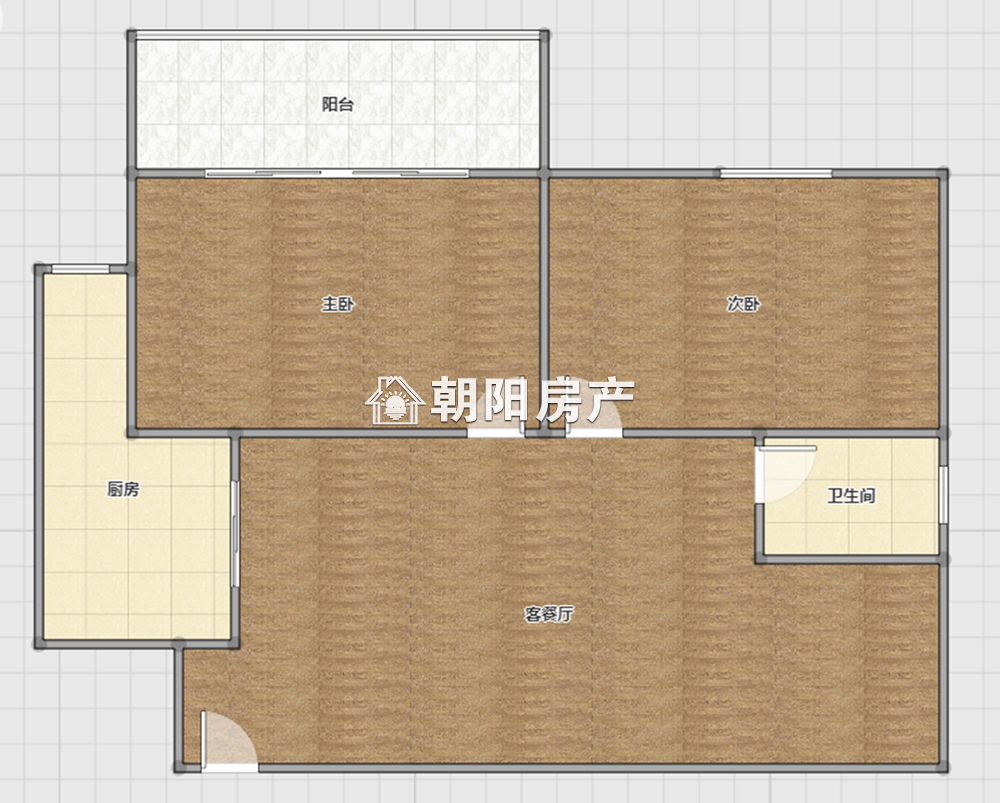 瀚城二期 89平 精装南向两室 学区房 满两年
