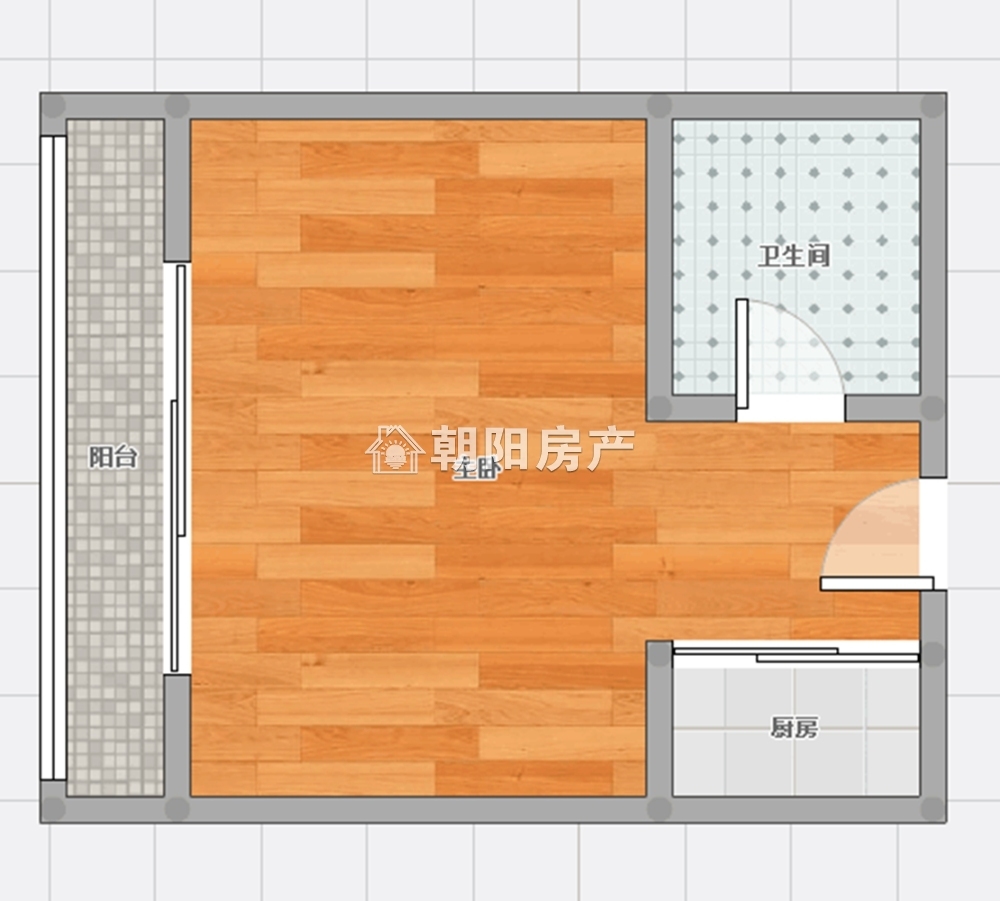 龙湖中心 44平 精装一室一厅 学区房 免税 随时看房