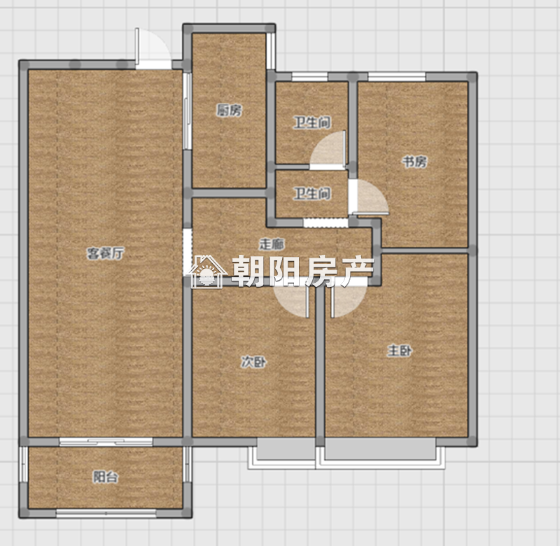 万茂华府 100平 朝南精装三居 交通便利 学区房