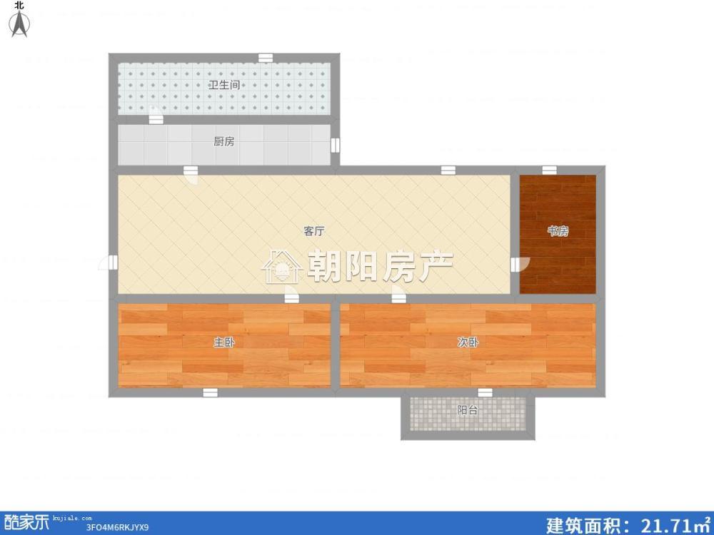 铁三处 78平 南向精装三居 满两年 学区房