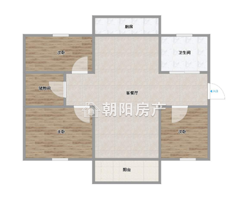 铁三处二区 99平 精装南向三室 满两年 学区房