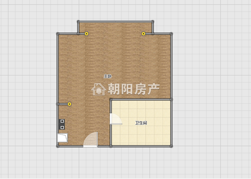 中环158 47平 精装一室一厅 满两年 学区房