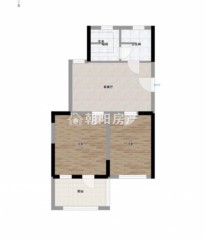 舜耕三区 65平 南向两居 满五唯一 学区房 2748元/平