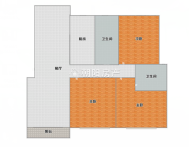 信谊四季城三楼精装132平方3室2厅多层得房率高周边配套齐全生活方便