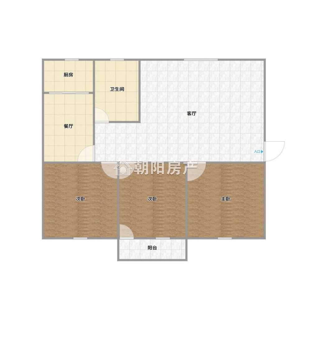 龙泉山庄 83平 南向三室 满两年 学区房