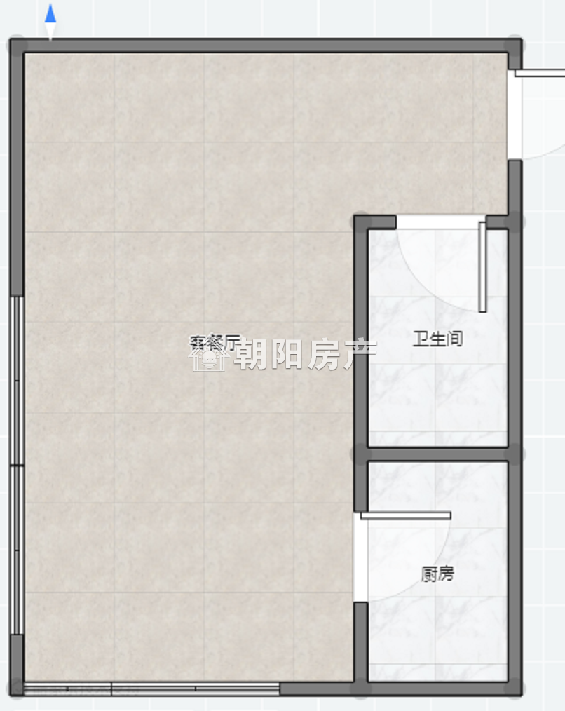 D壹街区 49平 精装两室 采光好 学区房 满两年