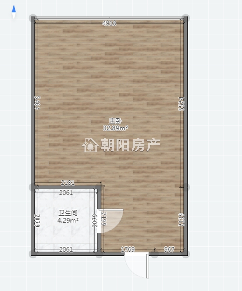 上品印象 49平 精装一居 满两年 采光好