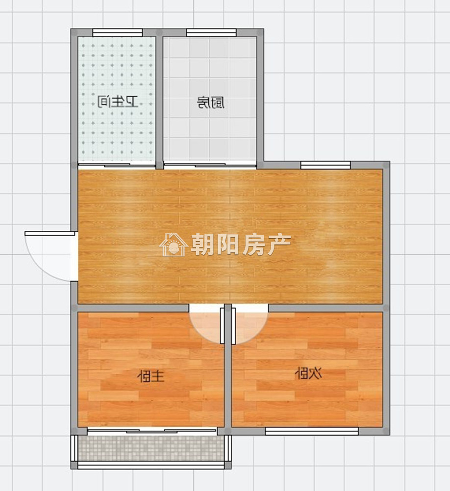 天桥小区 73平 南向两居 满五唯一 学区房