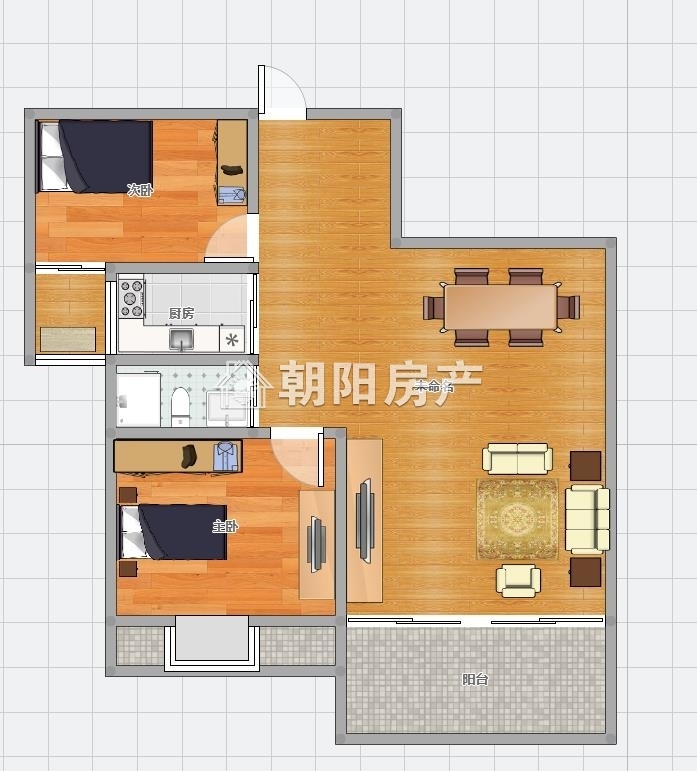 银鹭万树城 89平 南向精装两居 学区房 满两年