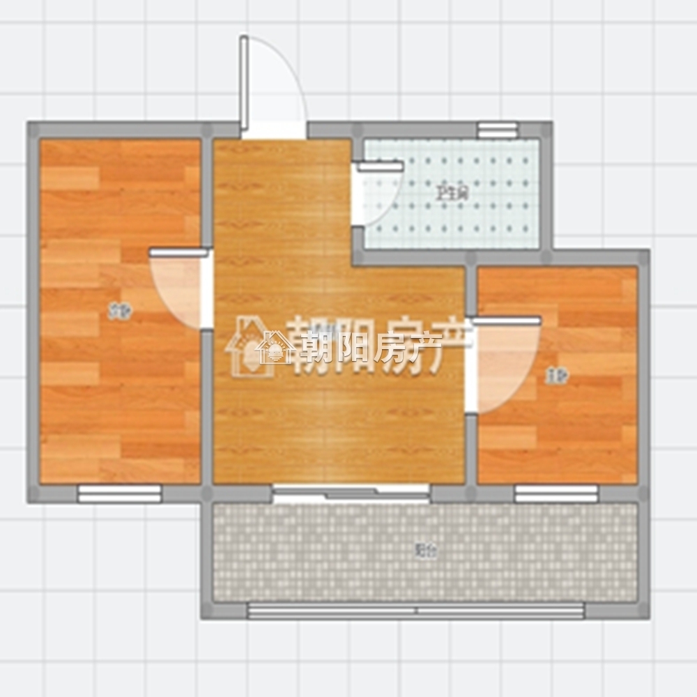桂苑东区 42平 南向两室 满五唯一 普装