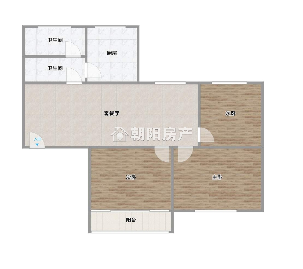百花园一期3室1厅多层四楼诚心出售