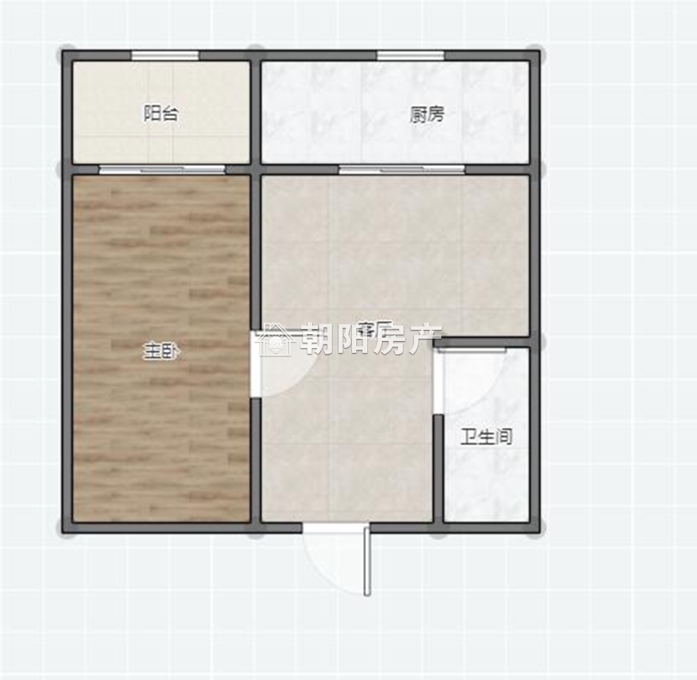 金地国际城 56平 高楼层一室 精装 学区房 交通便利