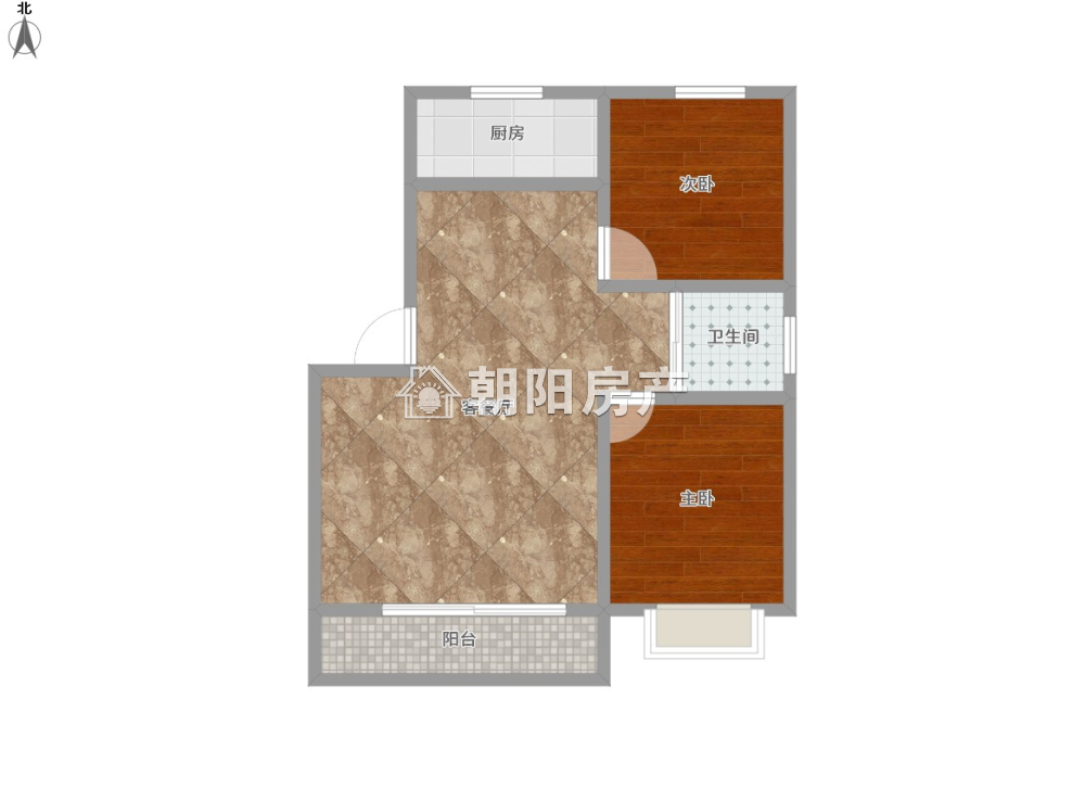 南苑二期 85平 南向两室 满两年 交通便利