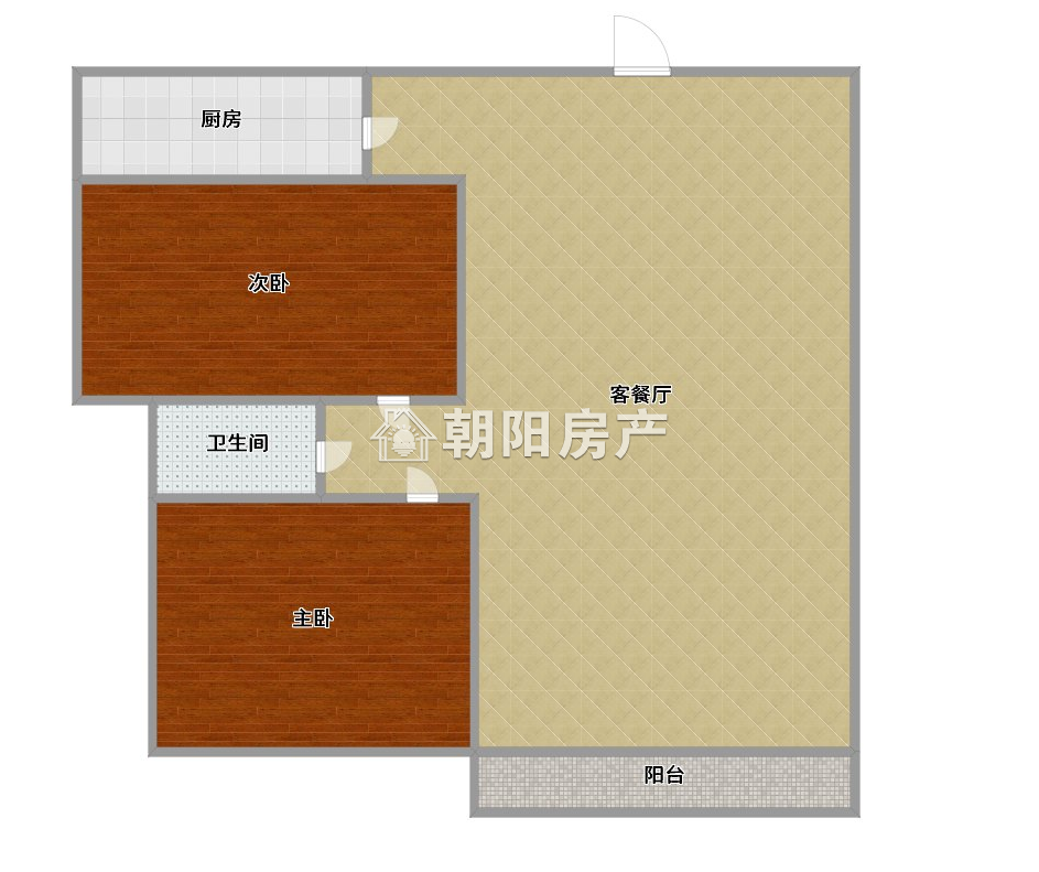 泉山湖香颂 89平 南向采光两室 学区房 毛坯