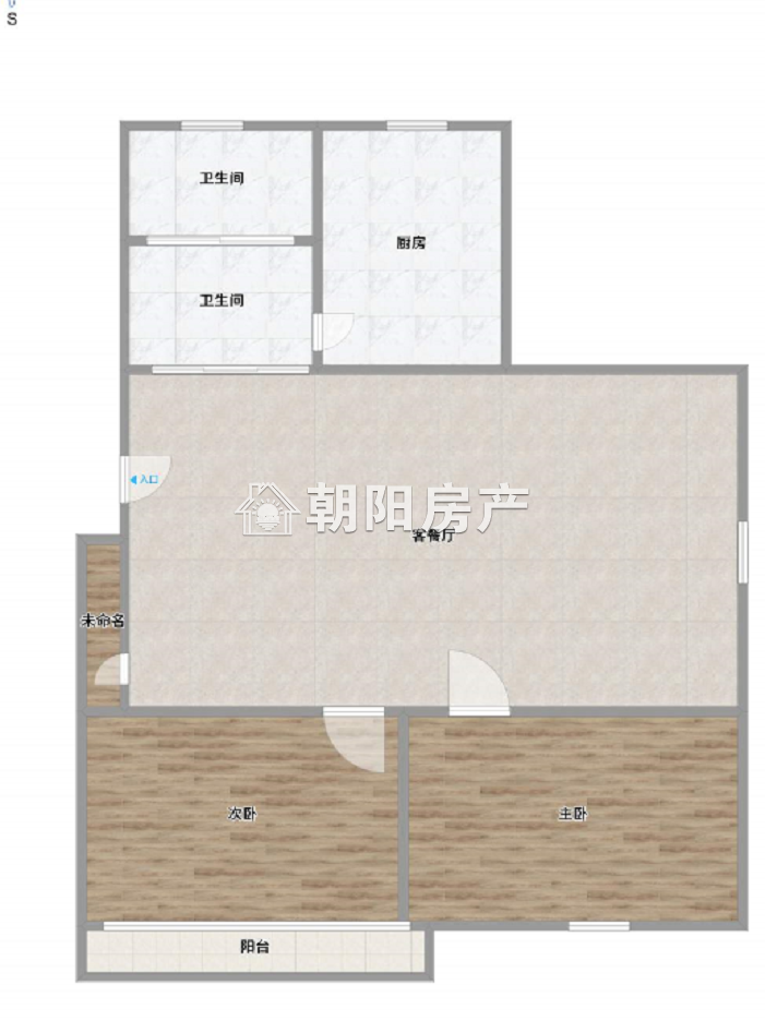 吉安小区 64平 南向两室一厅 高楼层采光好 配套齐全