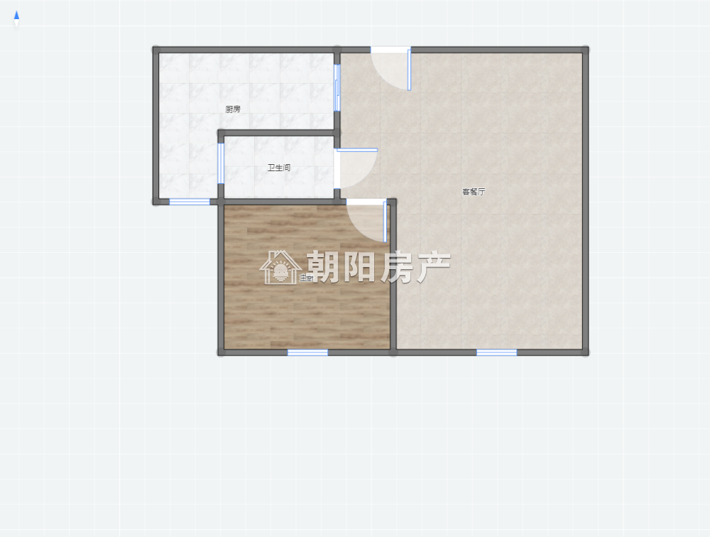 龙泉御景 69平 南向一室两厅 满两年 高楼层视野好