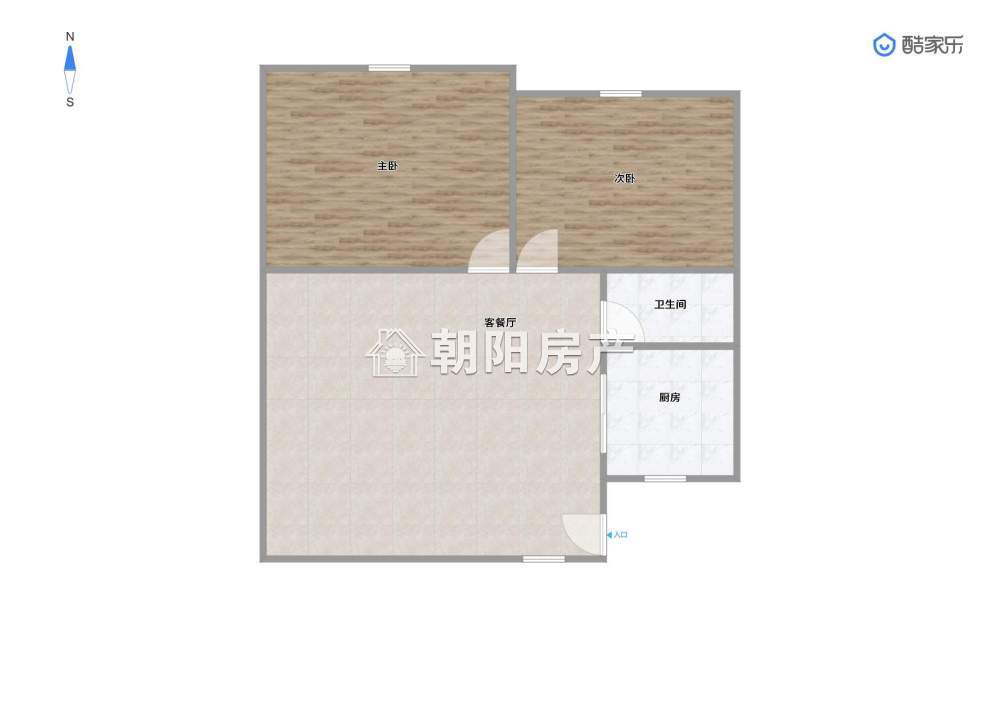 金地新天地80平南北通透两居 交通便利 随时看房