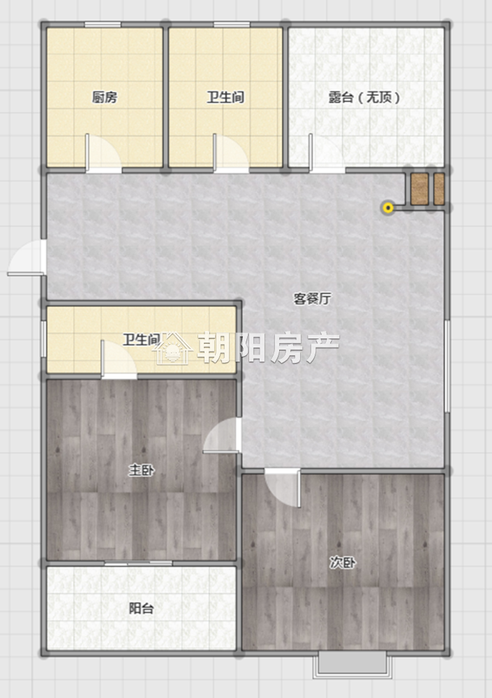 东城国际 136平 南向大三居 毛坯 交通便利